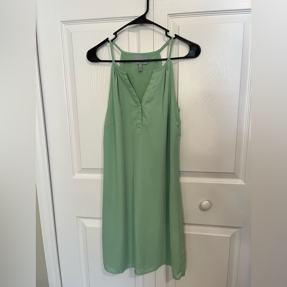 Skies are Blue Green Strapped Mini Dress Size S